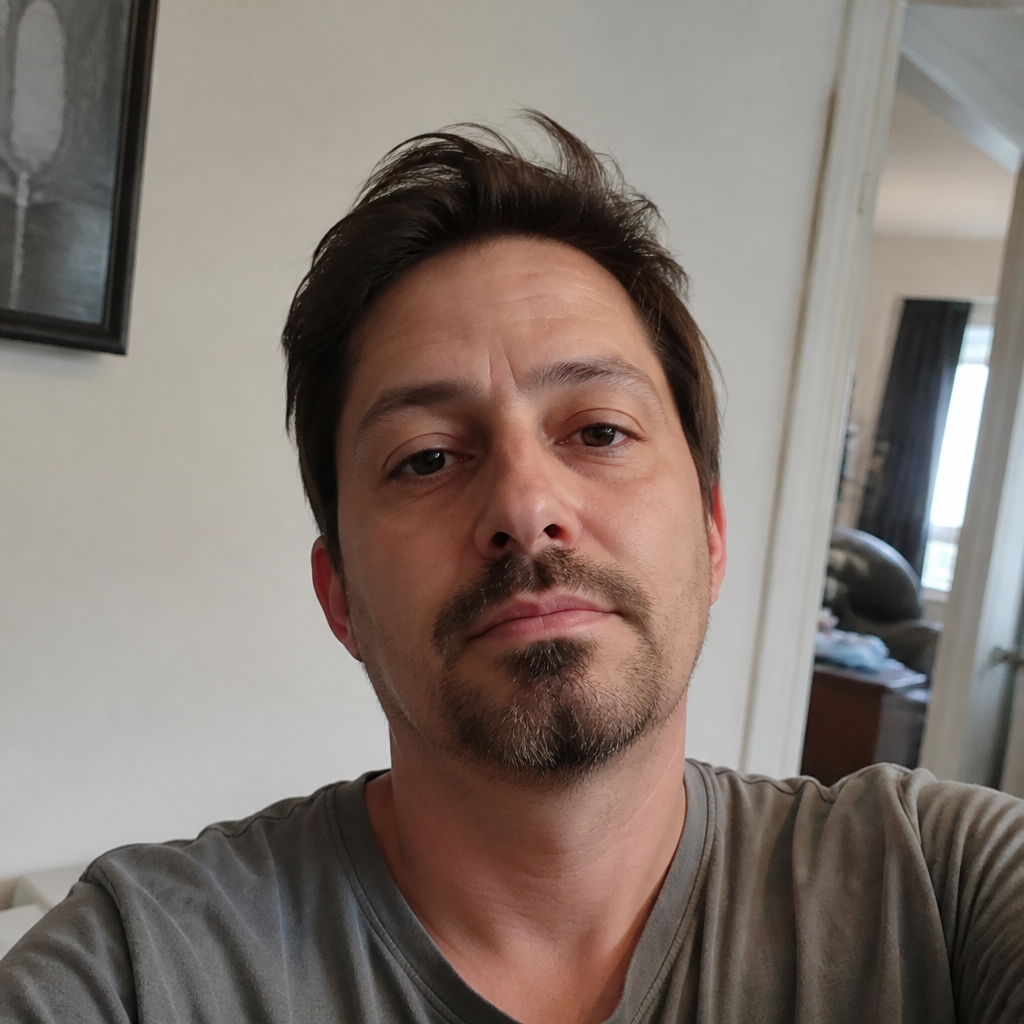 AI-generated fictional portrait